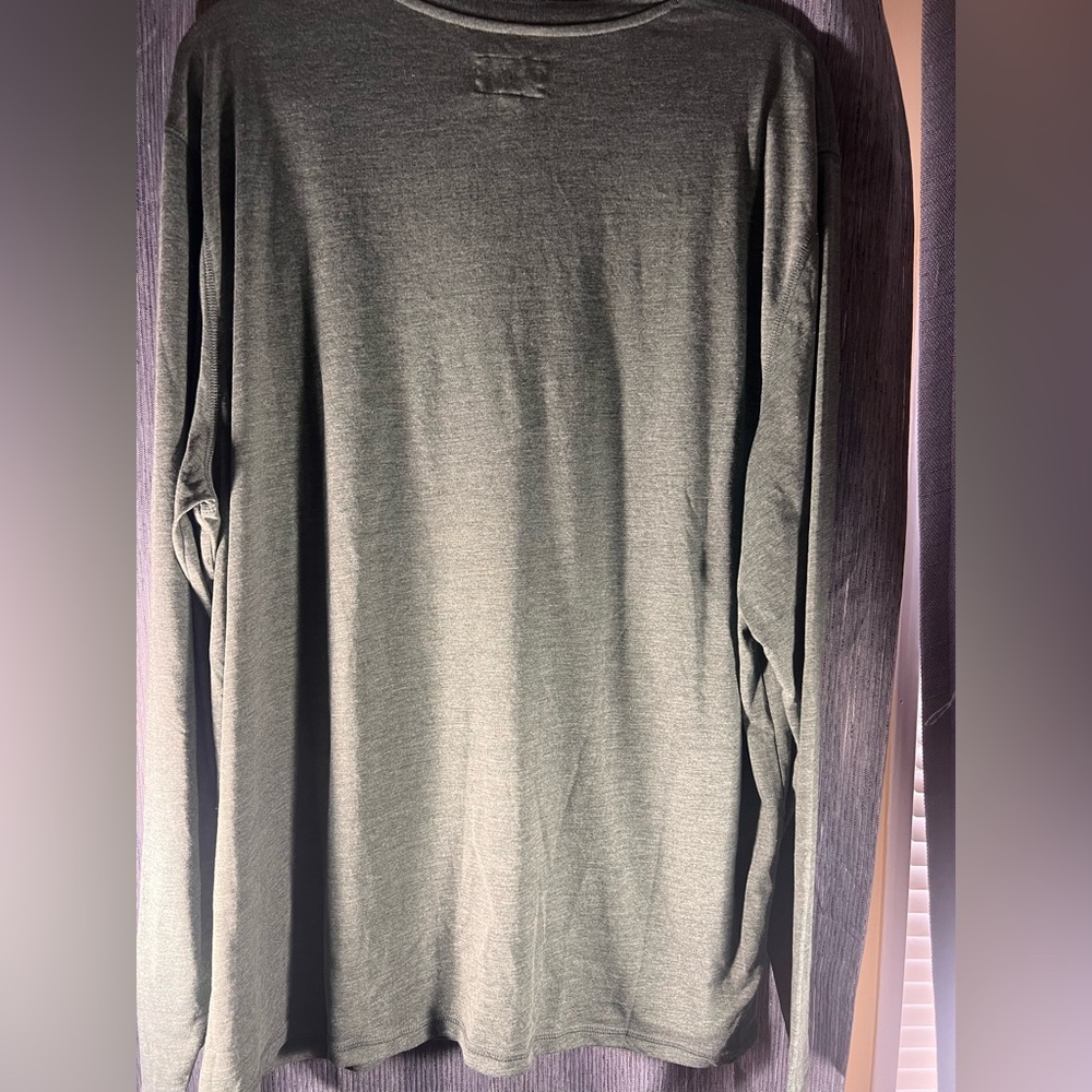 Nordstrom Men's Charcoal Button Down stretch comfy fit Shirt Size large - Picture 5 of 6